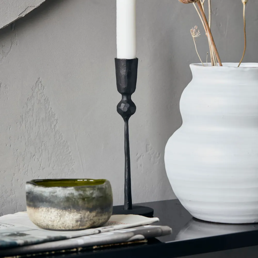 House Doctor Candle Stand Trivo Black Small^ Andet Boligtilbehør|Lysestager