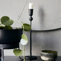 House Doctor Candle Stand Trivo Black Medium^ Andet Boligtilbehør|Lysestager