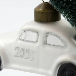 House Doctor Car Ornament White/Silver^ Juletræspynt|Julepynt