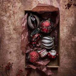 House Doctor Chan Ornament Black/White^ Juletræspynt|Julepynt