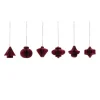 House Doctor Comb Ornaments Burgundy^ Juletræspynt|Julepynt