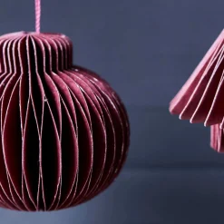 House Doctor Comb Ornaments Burgundy^ Juletræspynt|Julepynt