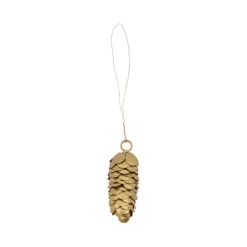 House Doctor Cone Ornaments Gold^ Juletræspynt|Julepynt