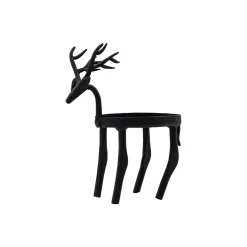House Doctor Deer Tealight Holder Black^ Julepynt|Juleborddækning