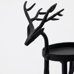 House Doctor Deer Tealight Holder Black^ Julepynt|Juleborddækning