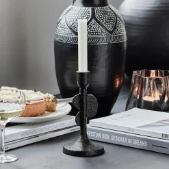 House Doctor Donna Candle Stand Black^ Lysestager