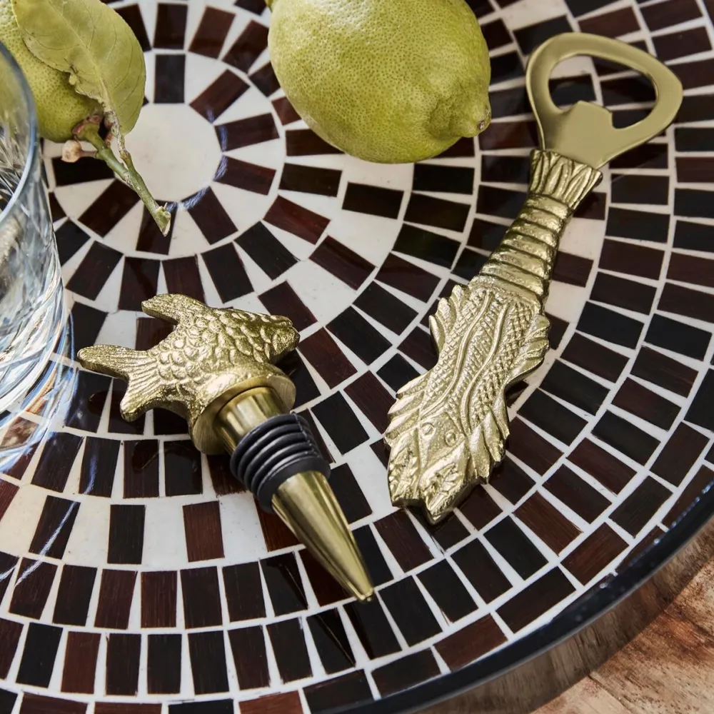 House Doctor Fish Bar Accessories Antique Gold^ Køkken