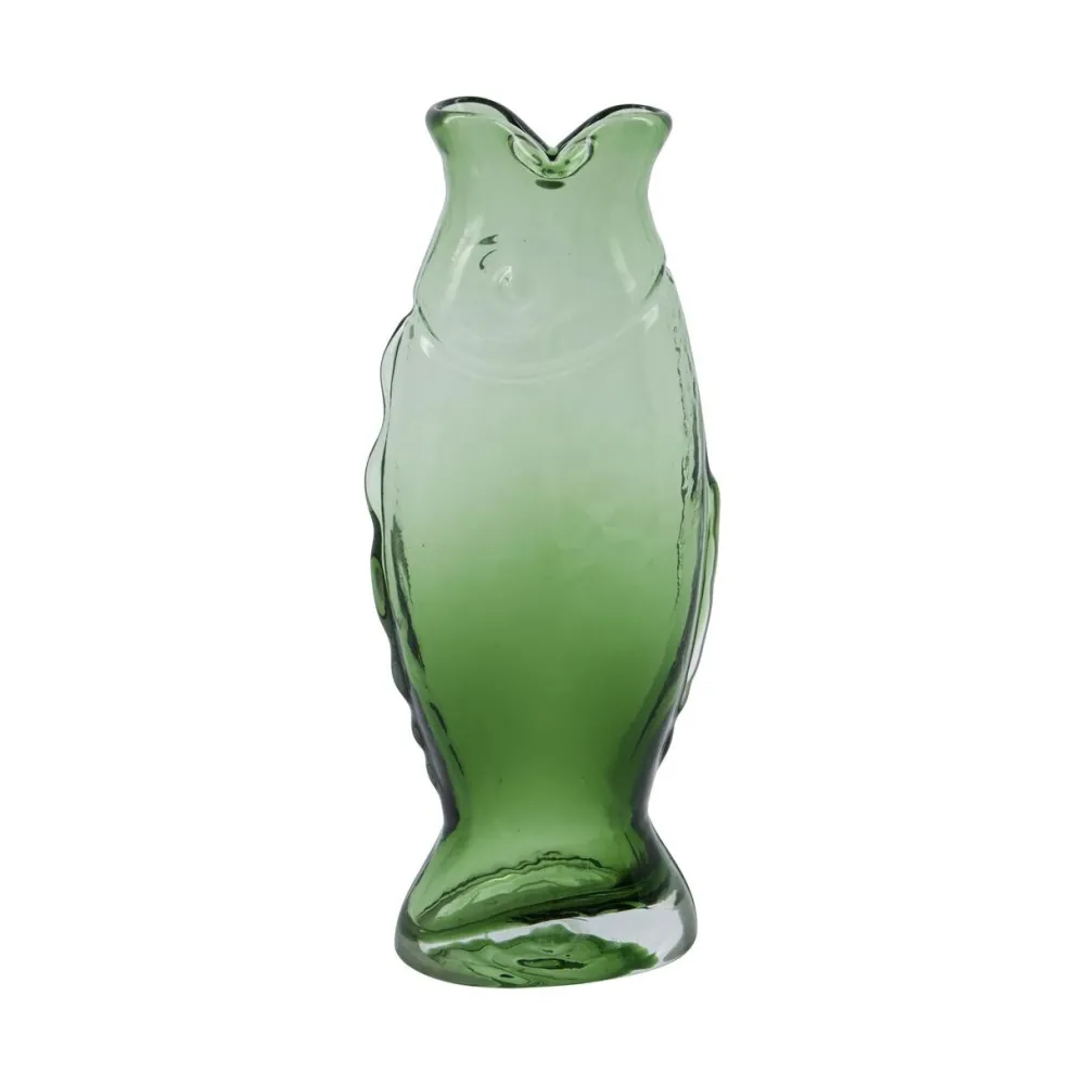 House Doctor Fish Vase Green^ Vaser