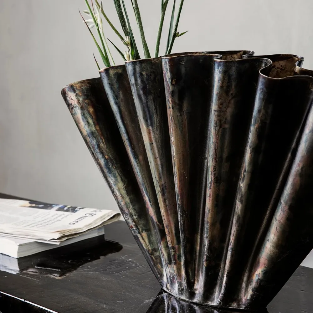 House Doctor Flood Vase Antique Brown Large^ Vaser