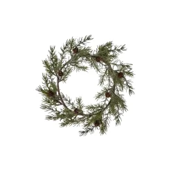 House Doctor Frost Wreath Green Small^ Julepynt