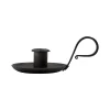 House Doctor Grab Candle Holder Black^ Lysestager