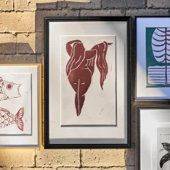 House Doctor Lady Wall Art Bordeaux^ Illustrationer & Plakater