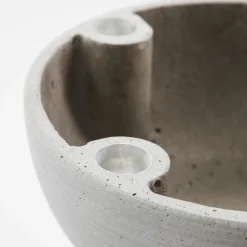 House Doctor Marb Candle Holder Grey^ Julepynt|Adventsstager