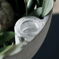 House Doctor Marb Candle Holder Grey^ Julepynt|Adventsstager