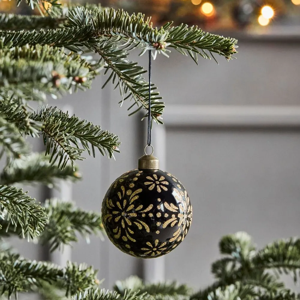 House Doctor Mente Ornament Black^ Juletræspynt|Julepynt