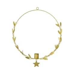 House Doctor Mistel Candle Holder Brass Small^ Julepynt|Adventsstager