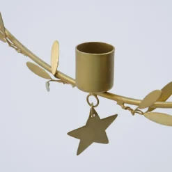 House Doctor Mistel Candle Holder Brass Small^ Julepynt|Adventsstager