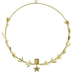 House Doctor Mistel Candle Holder Brass Large^ Julepynt|Adventsstager