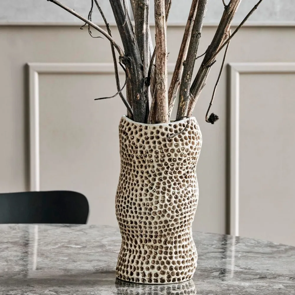 House Doctor Pan Vase Beige^ Vaser|Keramik & Porcelæn