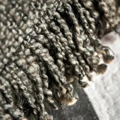 House Doctor Pava Cushion Dark Green 50x50 cm^ Puder