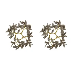 House Doctor Pearl Candle Rings Grey/Gold^ Juletræspynt|Julepynt