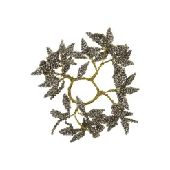 House Doctor Pearl Candle Rings Grey/Gold^ Juletræspynt|Julepynt