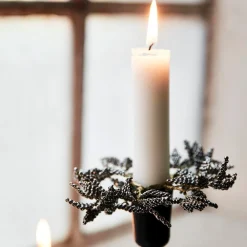 House Doctor Pearl Candle Rings Grey/Gold^ Juletræspynt|Julepynt