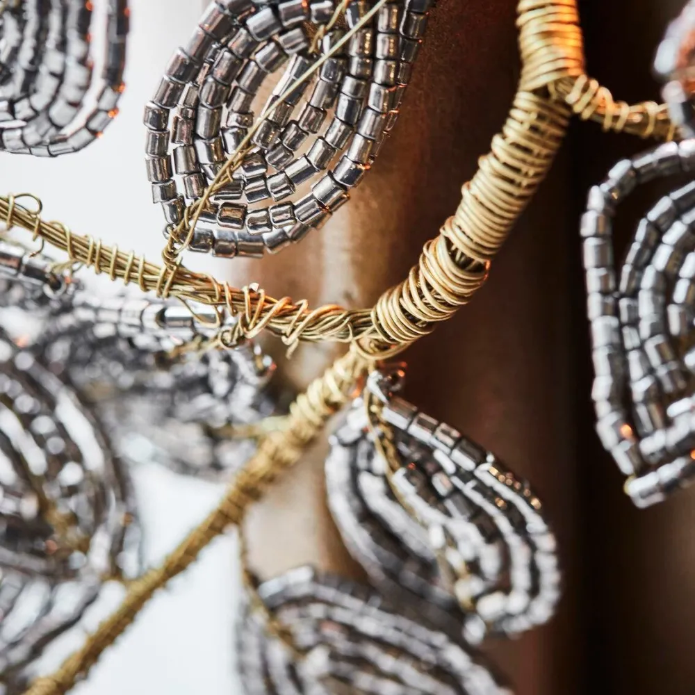 House Doctor Pearl Ornaments Grey/Gold^ Juletræspynt|Julepynt