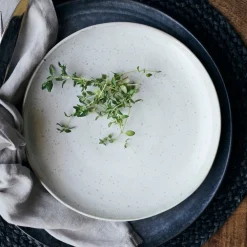 House Doctor Pion Lunch Plate Grey/White^ Juleborddækning|Køkken