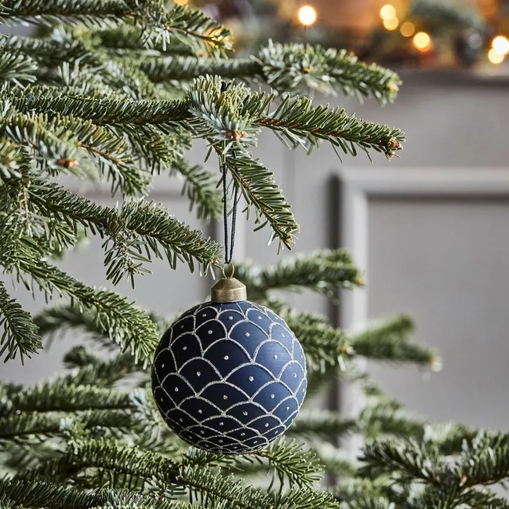 House Doctor Poca Ornament Purple^ Juletræspynt|Julepynt