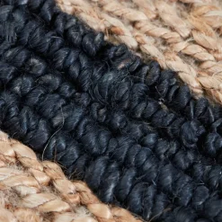 House Doctor Rimi Rug Natural/Black^ Tæpper & Måtter