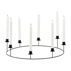 House Doctor Ring Candle Stand Black^ Juletræspynt|Julepynt