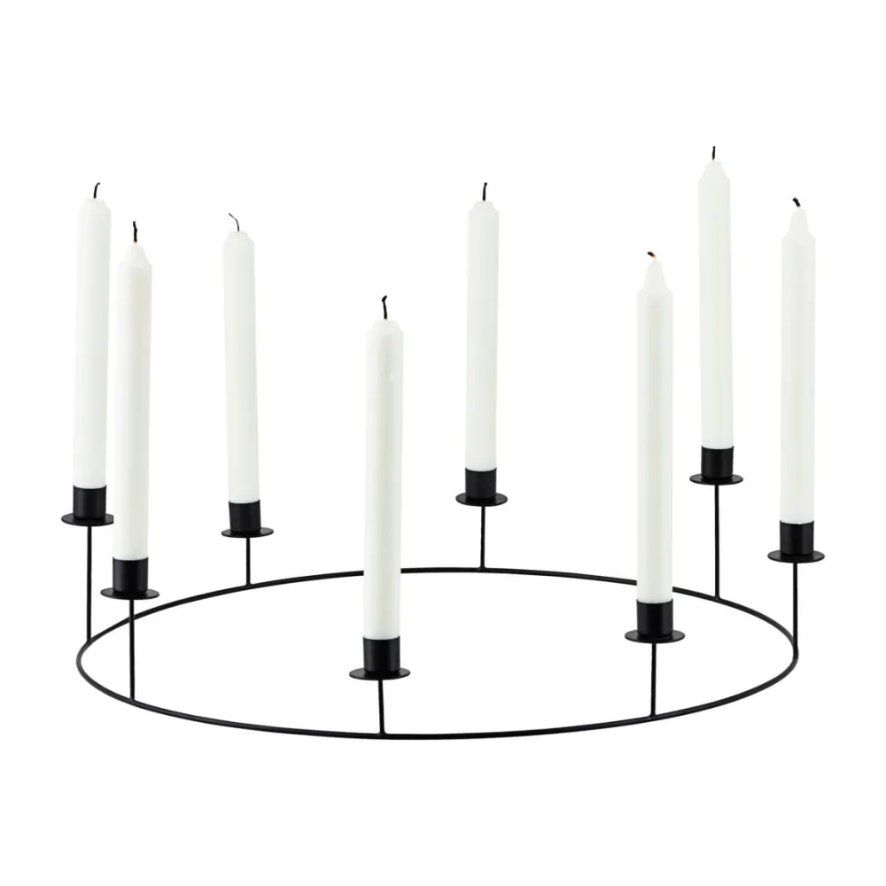 House Doctor Ring Candle Stand Black^ Juletræspynt|Julepynt