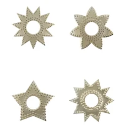 House Doctor Ring Candle Rings Antique Champagne Silver^ Julepynt