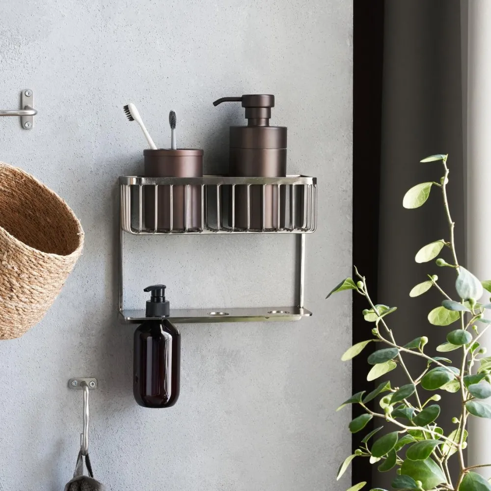 House Doctor Shelf Bath Silver^ Badeværelse