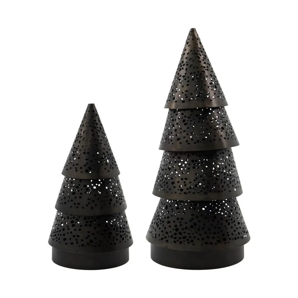 House Doctor Silva Christmas Trees Antique Brown^ Julepynt