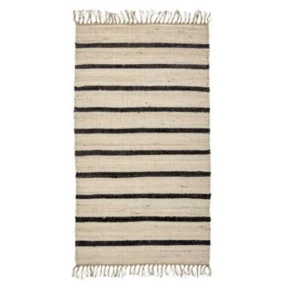 House Doctor Sima Rug Black/Natural^ Tæpper & Måtter