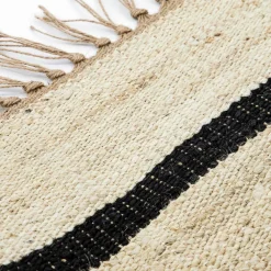 House Doctor Sima Rug Black/Natural^ Tæpper & Måtter