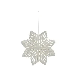 House Doctor Snowflake Ornaments White^ Julepynt