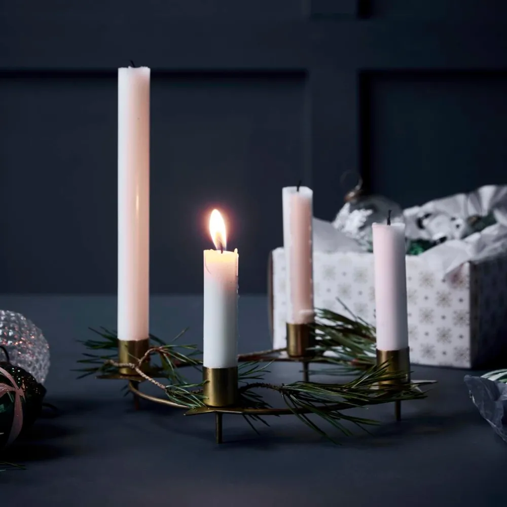 House Doctor Stage Candle Holder Antique Brass^ Julepynt|Adventsstager