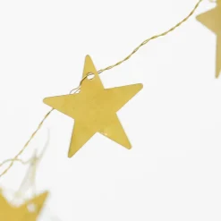 House Doctor Stars Garland Antique Brass Large^ Juletræspynt|Julepynt