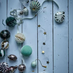 House Doctor Stars Garland Antique Brass Large^ Juletræspynt|Julepynt