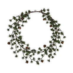 House Doctor Torch Wreath Green Large^ Julepynt