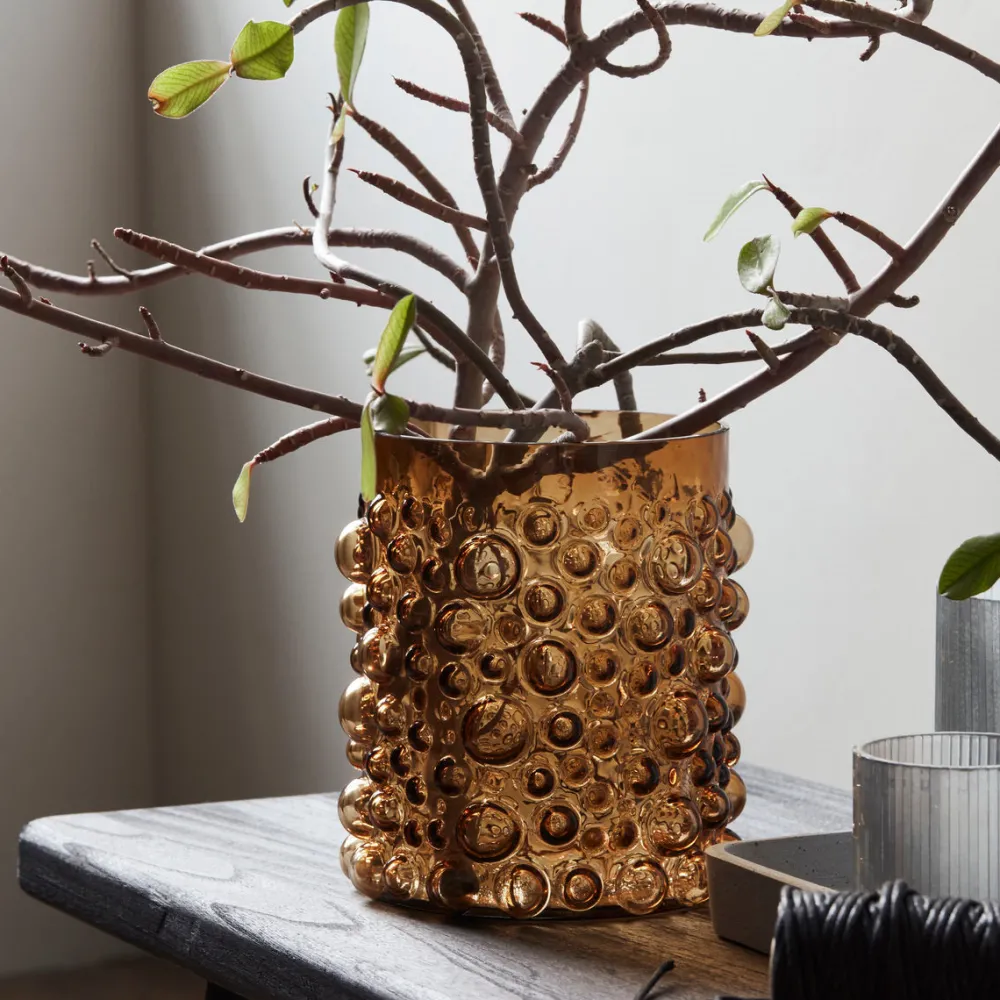 House Doctor Vase Foam Amber Small^ Andet Boligtilbehør|Vaser