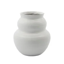 House Doctor Vase Juno White Medium^ Andet Boligtilbehør|Vaser