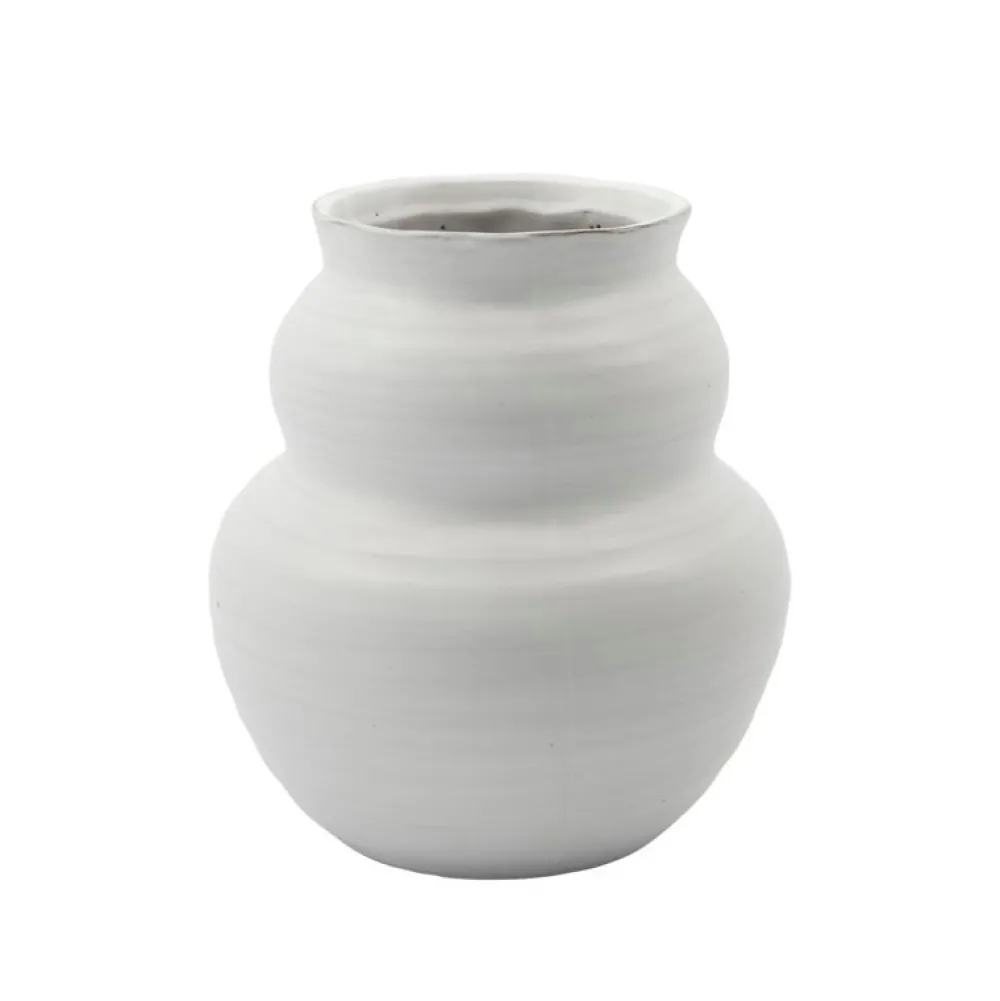 House Doctor Vase Juno White Medium^ Andet Boligtilbehør|Vaser