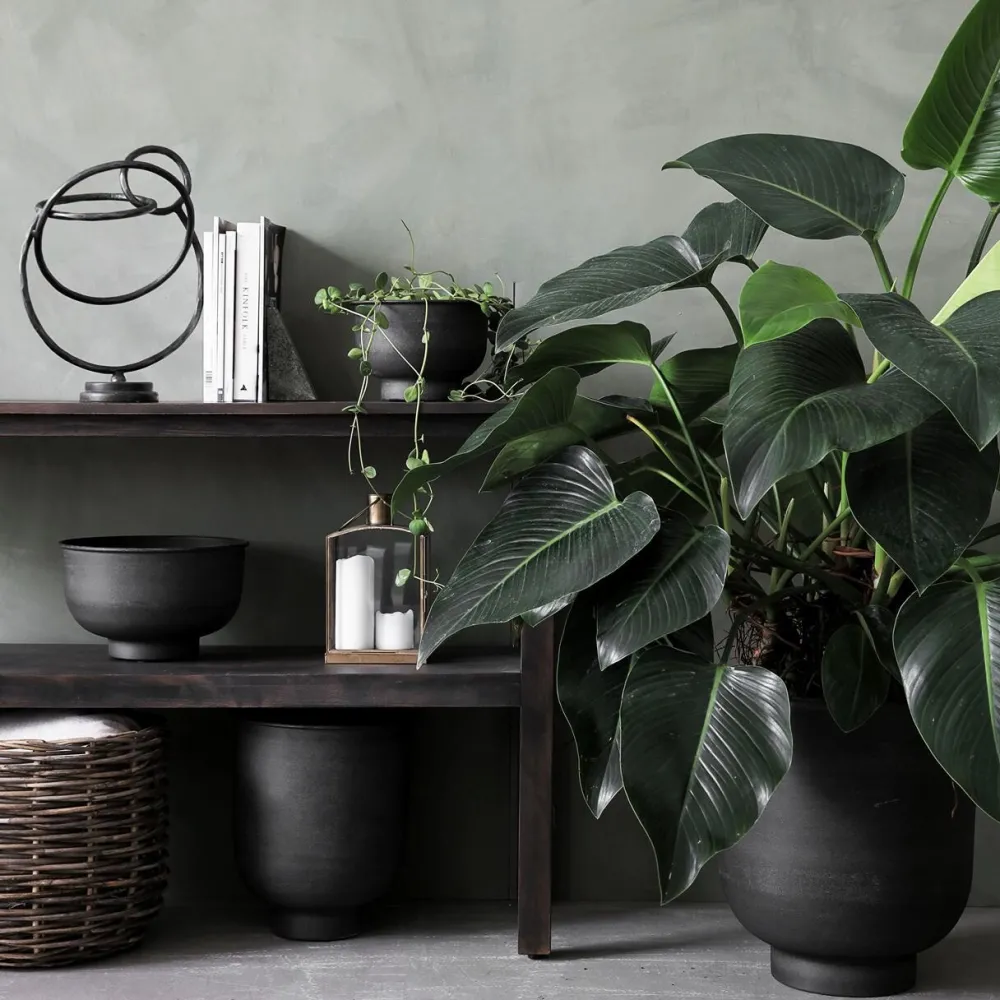 House Doctor Vig Planter Grey Large^ Krukker