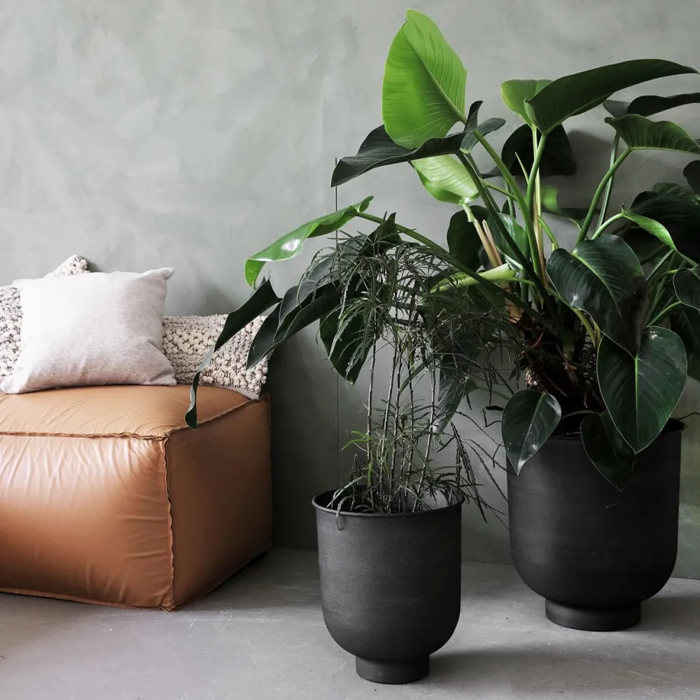 House Doctor Vig Planter Grey Large^ Krukker