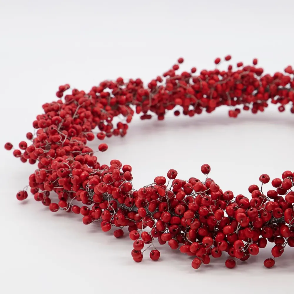 House Doctor Winter Wreath Red Large^ Julepynt