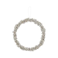 House Doctor Winter Wreath White Small^ Julepynt